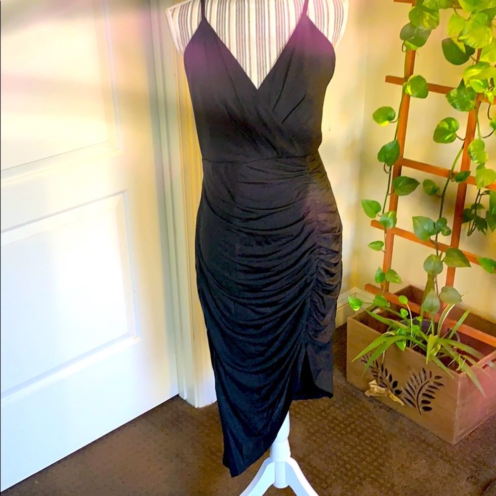 Trac little black Aline dress